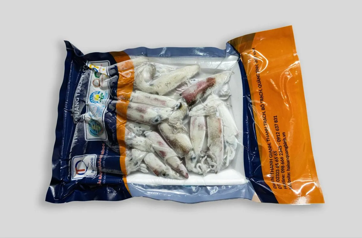 Mực ống nguyên con size 6-8