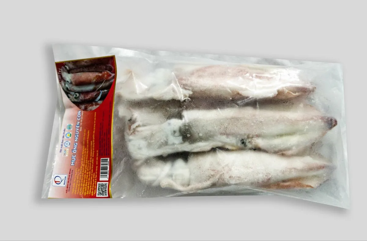 Mực xô nguyên con IQF size 17-25 (A)